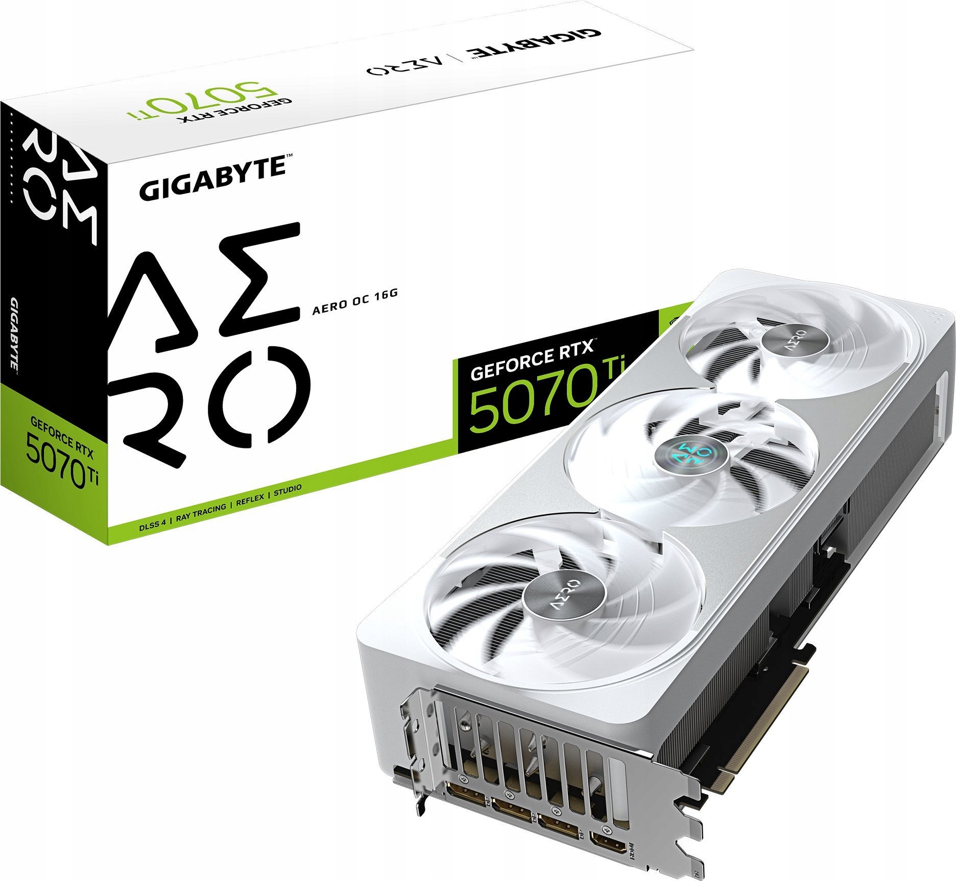 Grafická karta Gigabyte GeForce RTX 5070 Ti Aero OC 16GB